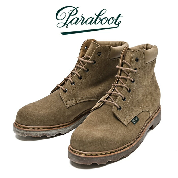 パラブーツ PARABOOT BERGERAC ベルジュラック スエード ワークブーツ メンズ レザー ノルヴェイジャン製法 ベージュ フランス ブランド MADE IN FRANCE 44,880円