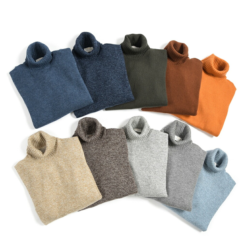 楽天市場 クーポンでさらに Off 秋冬早割 グランサッソ Gran Sasso Air Wool ニット セーター タートルネック 長袖 メンズ 秋冬 ヴァージン ウール 100 10色展開 イタリア ブランド Made In Italy M L Xl 2xl 3xl ガルダローバミラノ