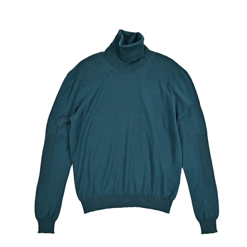 【SALE】【半額以下】【P10倍】 アミリ AMIRI ニットセーター タートルネック ハイゲージ 長袖 秋冬 メンズ コットン 100% グリーン アメリカ ブランド MADE IN ITALY