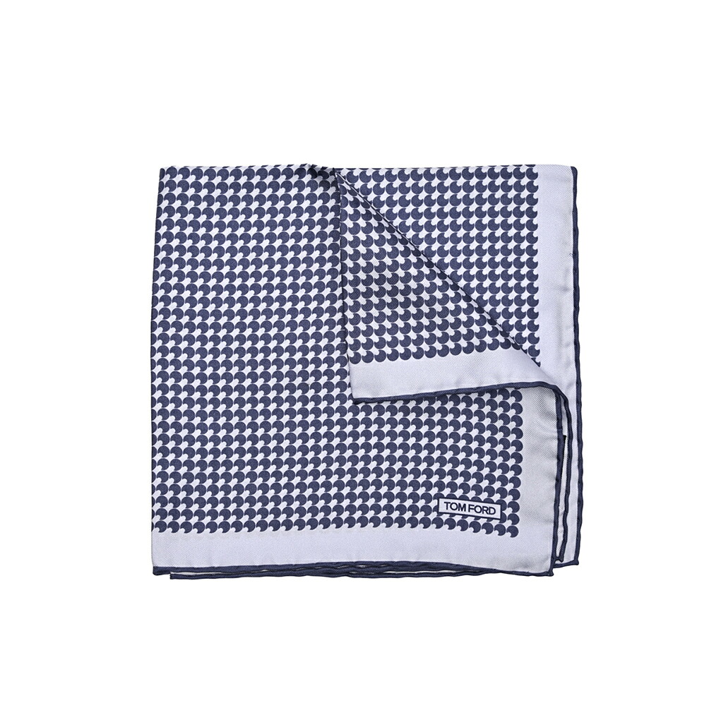 【SUMMER SALE】【P20倍】 トムフォード TOM FORD ポケットチーフ メンズ シルク 100% 総柄 パープル イタリア ブランド MADE IN ITALY フォーマル パーティー 結婚式 ギフト プレゼント ｜ガルダローバミラノ
