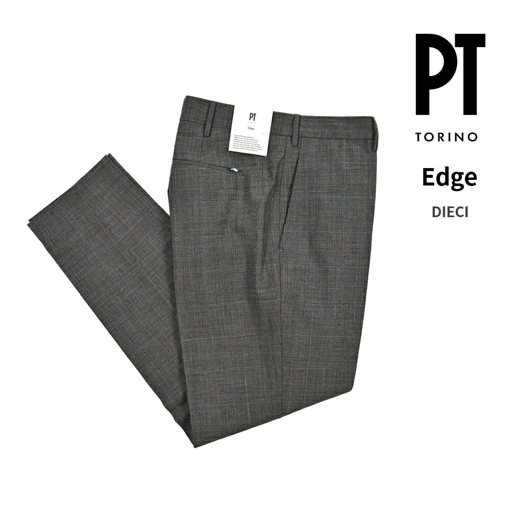 PT01／チャコールグレー48／ワンプリーツ／ストレッチ／キャロットフィット PT01／チャコールグレー48／ワンプリーツ／ストレッチ／キャロット