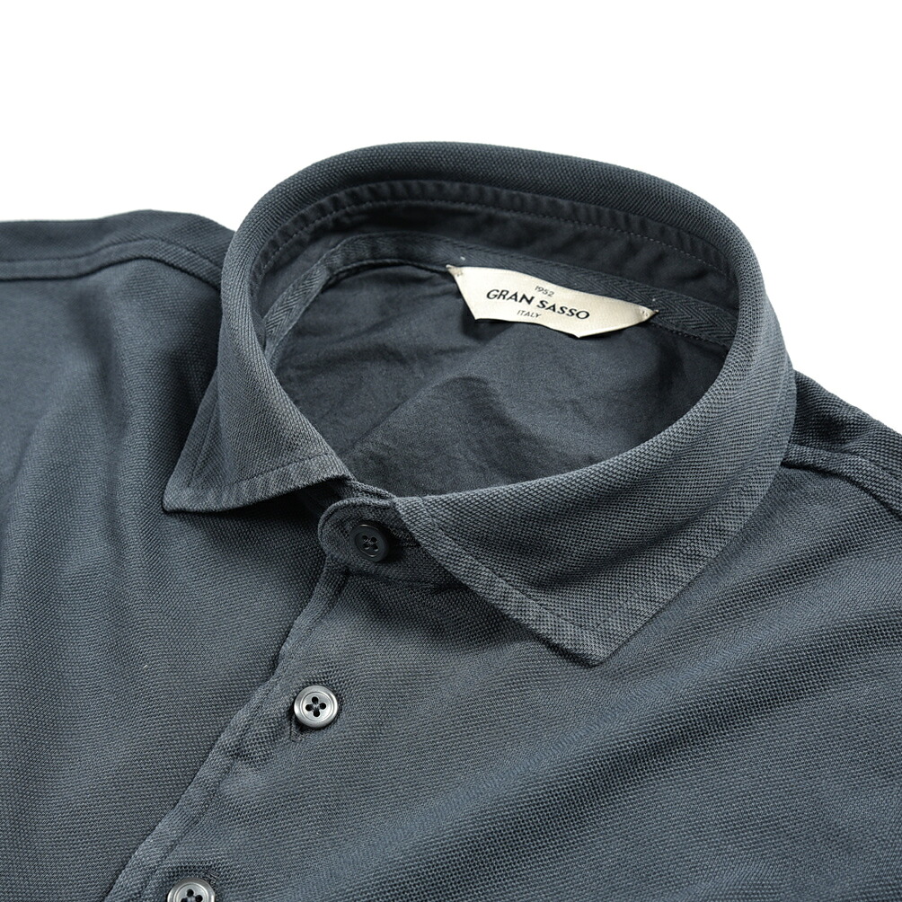 Sale 93 Off グランサッソ Gran Sasso 鹿の子ポロシャツ 長袖 春夏 メンズ コットン カノコ ピケ Sale 93 Off グランサッソ Gran Sasso 鹿の子ポロシャツ 長袖 春夏 メンズ コットン カノコ ピケ