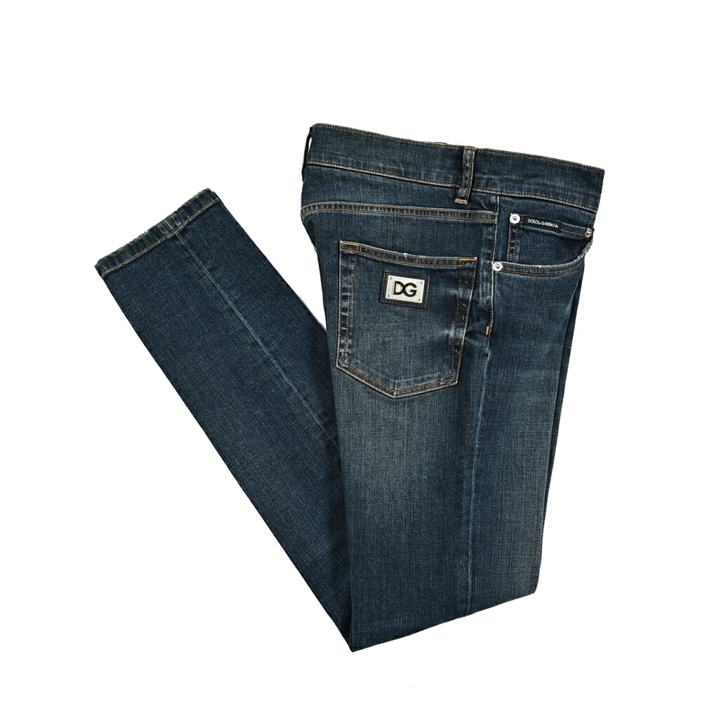 新品未使用 GUCCI グッチ ストーンウォッシュ デニム バギーパンツ 国内発送☆GUCCI】ストーンウォッシュド デニム バギーパンツ (GUCCI