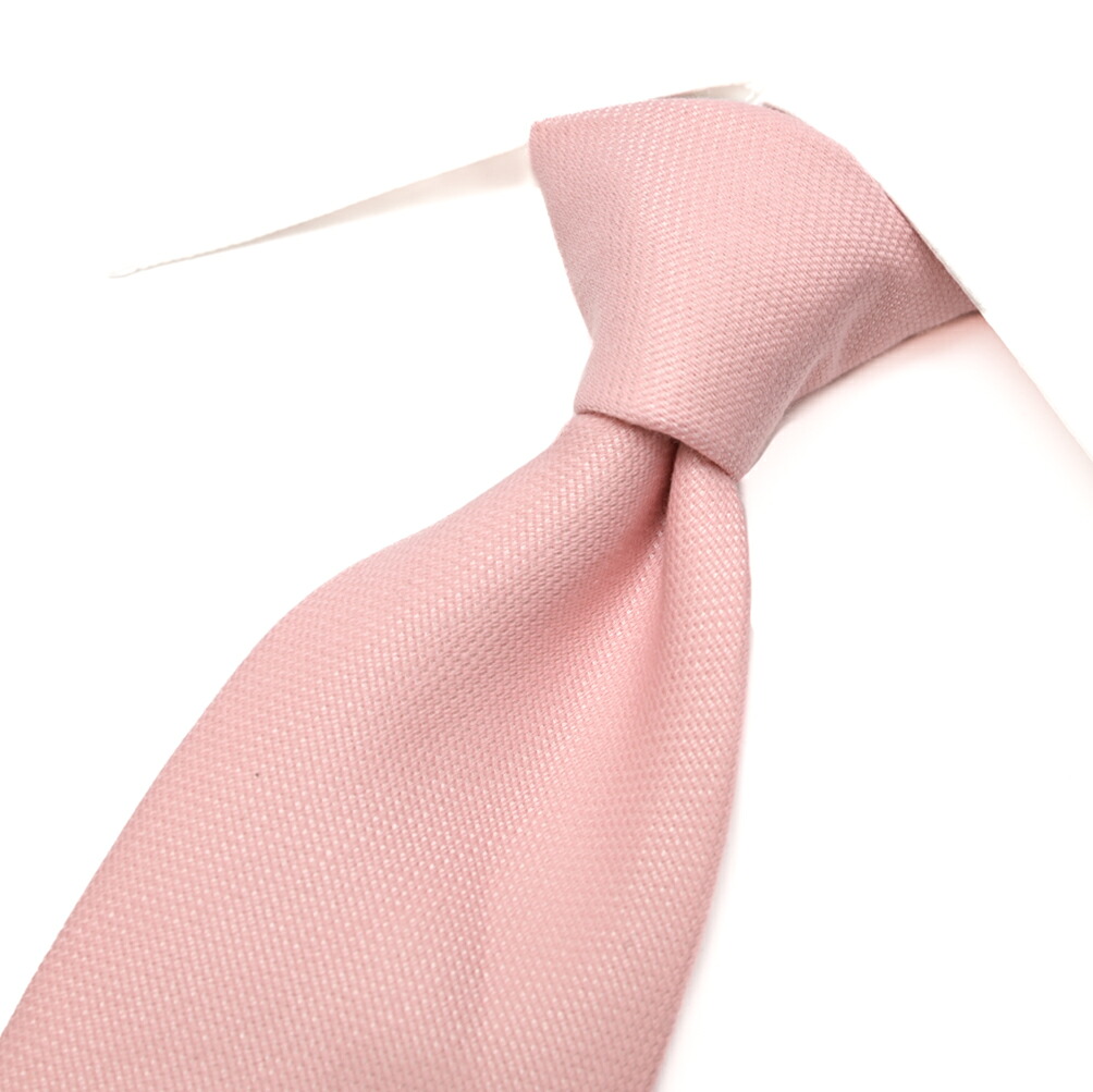 【SALE】【半額以下】【P10倍】 バルバ BARBA ネクタイ ソリッドタイ セッテピエゲ メンズ シルク コットン ピンク イタリア ブランド HAND MADE IN ITALY ビジネス ギフト プレゼント ラッピング無料
