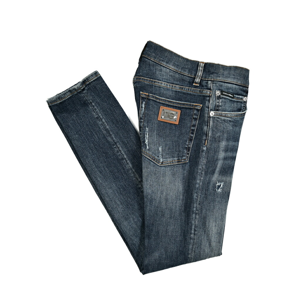 ドルチェ＆ガッバーナ クラッシュデニム DOLCE&GABBANA - ドルチェ&ガッバーナ 名作ペンキクラッシュデニム