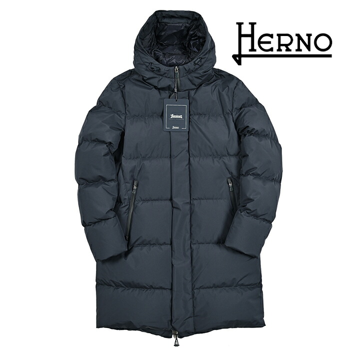 【楽天市場】ヘルノ HERNO Laminar ラミナー ダウンジャケット コート 秋冬 メンズ アウター ネイビー GORE-TEX ...