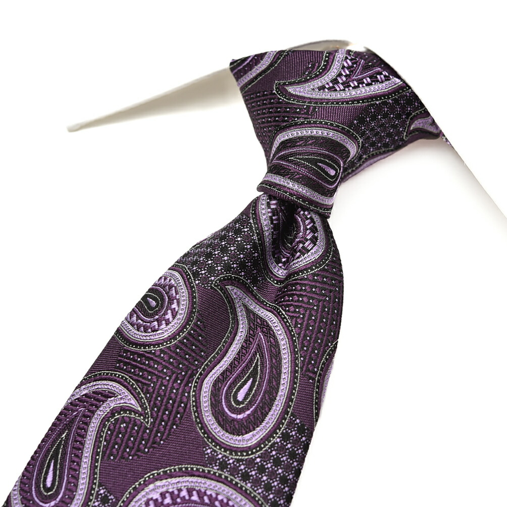 ꧁極美品꧂ エトロ ネクタイ ジャガード織 ペイズリー バンダナ 水玉 ブラック ETRO エトロ ネクタイ メンズ シルク100％ フラワー＆ペイズリー柄