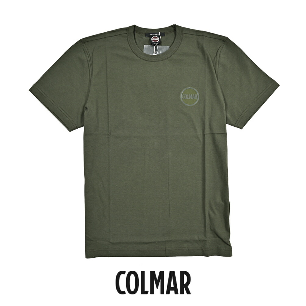 【P10倍】 コルマー COLMAR 【2026年 春夏新作】 Tシャツ 半袖 クルーネック カットソー 春夏 メンズ REGULAR FIT レギュラーフィット コットン 100% ロゴ カーキグリーン イタリア ブランド COLMAR ORIGINALS