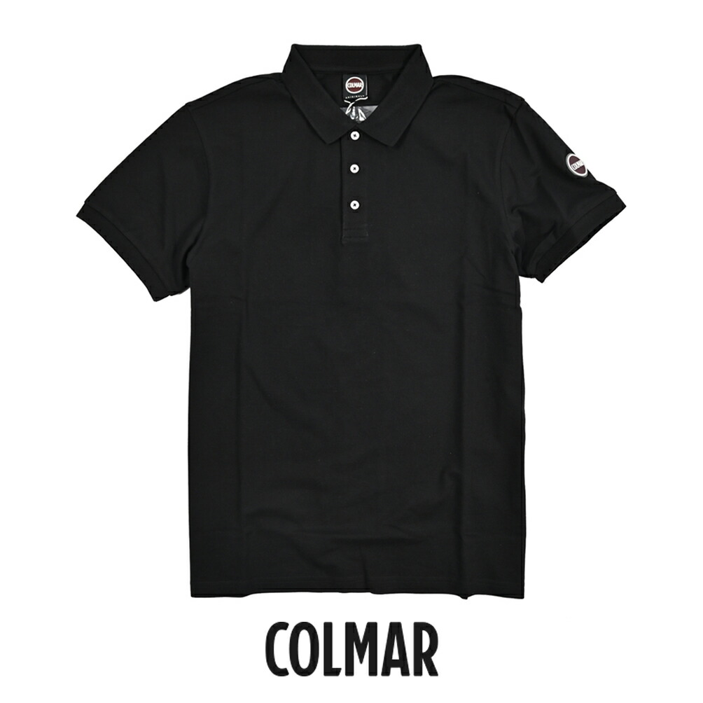 【P10倍】 コルマー COLMAR 【2026年 春夏新作】 鹿の子ポロシャツ 半袖 春夏 メンズ カノコ ピケ コットンストレッチ ロゴ ブラック イタリア ブランド COLMAR ORIGINALS 18,150円