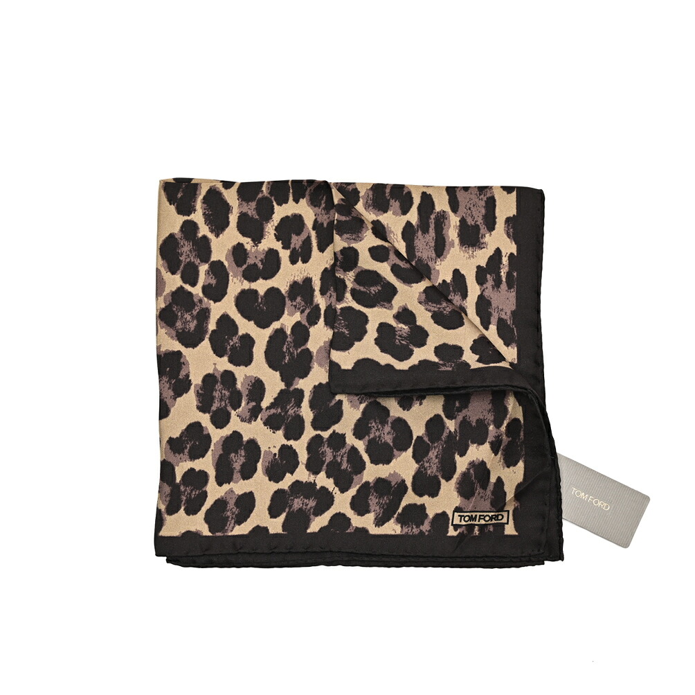 【SUMMER SALE】【P20倍】 トムフォード TOM FORD ポケットチーフ メンズ シルク 100% 総柄 ブラウン イタリア ブランド MADE IN ITALY フォーマル パーティー 結婚式 ギフト プレゼント ｜ガルダローバミラノ 15,048円