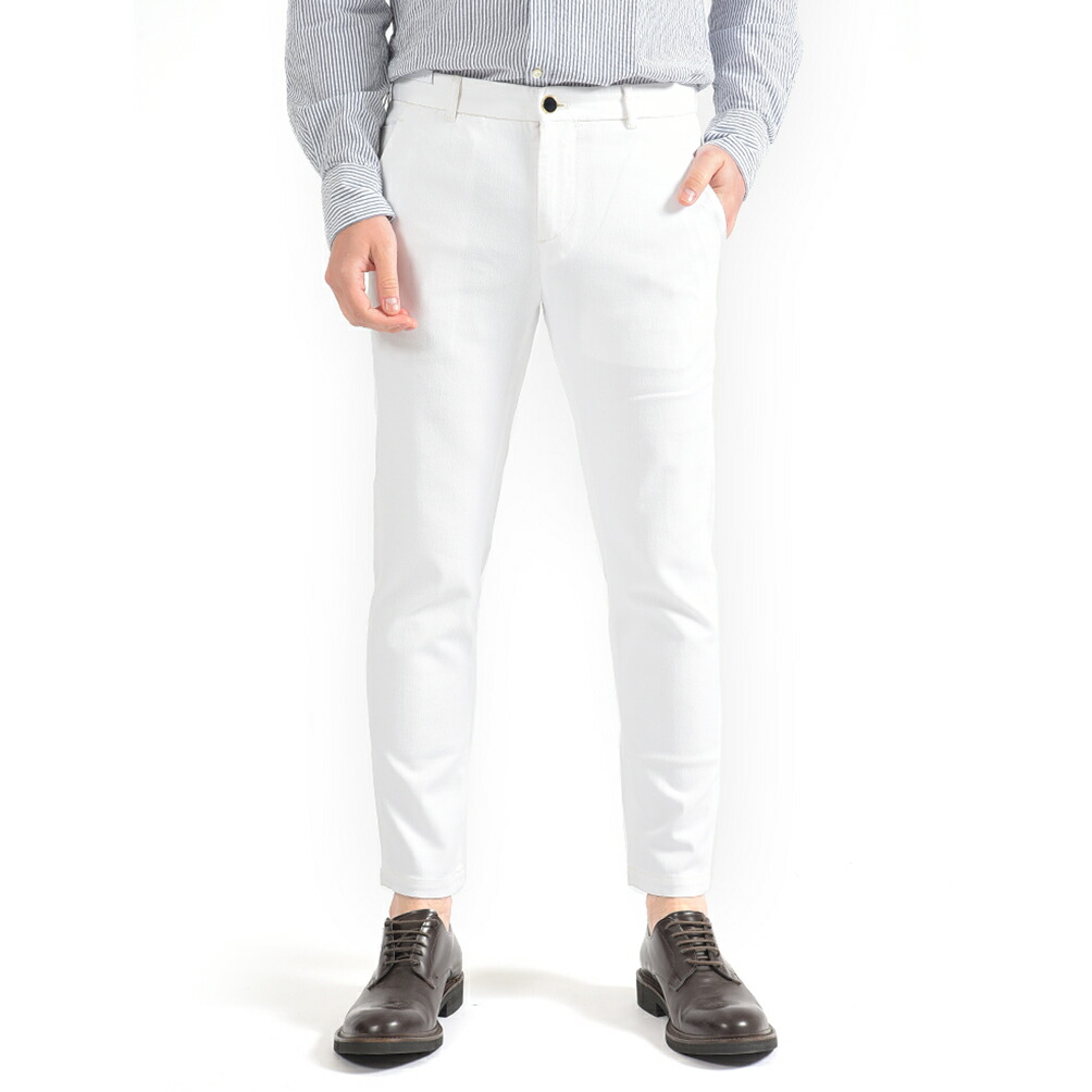 楽天市場 Special Sale 超目玉 ピーティートリノ デニム Pt Torino Denim Jungle ジャングル ホワイト デニム スラックス ストレッチ ジーンズ 春夏 メンズ コットン 無地 ホワイト 白 イタリア ブランド デニスラ Pt05 ガルダローバミラノ