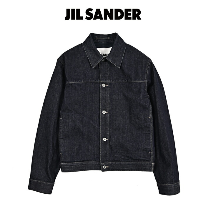 【SUMMER SALE】 ジルサンダー JIL SANDER 【2026年 春夏新作】 デニムジャケット Gジャン 春夏 メンズ ライトアウターコットン 100% インディゴ イタリア ブランド MADE IN ITALY ｜ガルダローバミラノ
