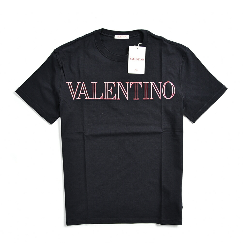 VALENTINO ヴァレンティノ Tシャツ 半袖 ビッグロゴ 黒