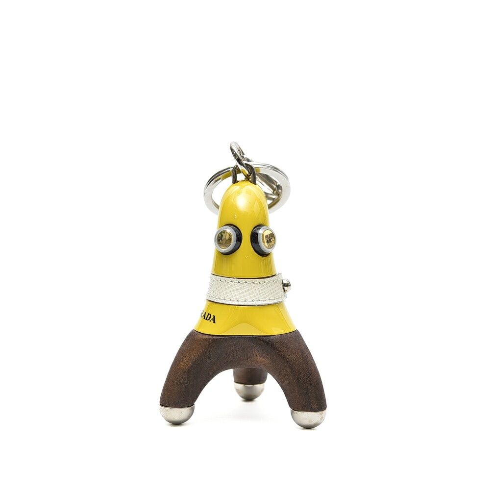 PRADA ユニークキャラクターキーホルダー PRADA プラダ パンダ くま キーホルダー キーリング チャーム