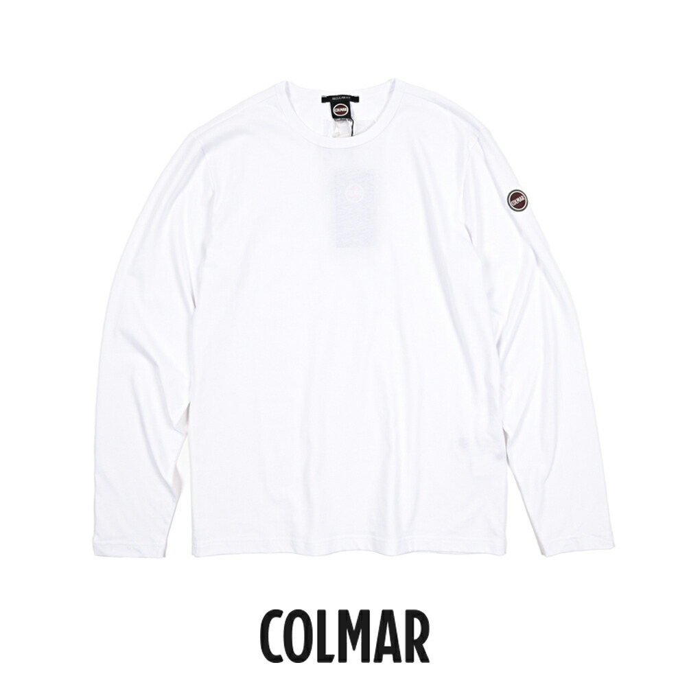 【クリアランス】 コルマー COLMAR 【2025-26年 秋冬新作】 長袖 Tシャツ カットソー ロンT クルーネック 秋冬 春 3シーズン メンズ REGULAR FIT コットン 100% ホワイト 白 イタリア ブランド COLMAR ORIGINALS |ガルダローバミラノ