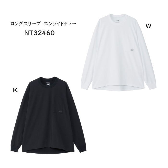 【在庫処分】ザ・ノース・フェイス　NT32460　ロングスリーブエンライドティー［ユニセックス］［長袖Tシャツ］2024秋冬【無料ラッピング対応】