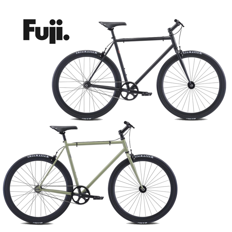 ピストバイク FUJI Feather ホワイト 固定ギア/フリーギア - 自転車