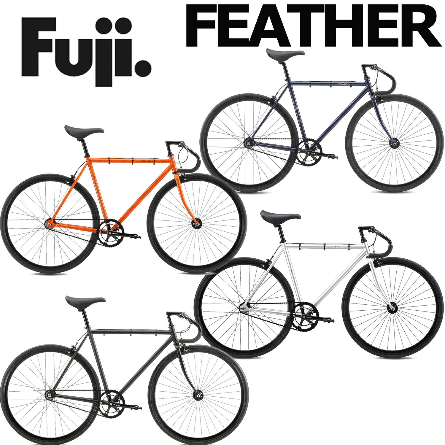 楽天市場】FUJI FEATHER (マットブラック) 2026 フジ フェザー ピスト 