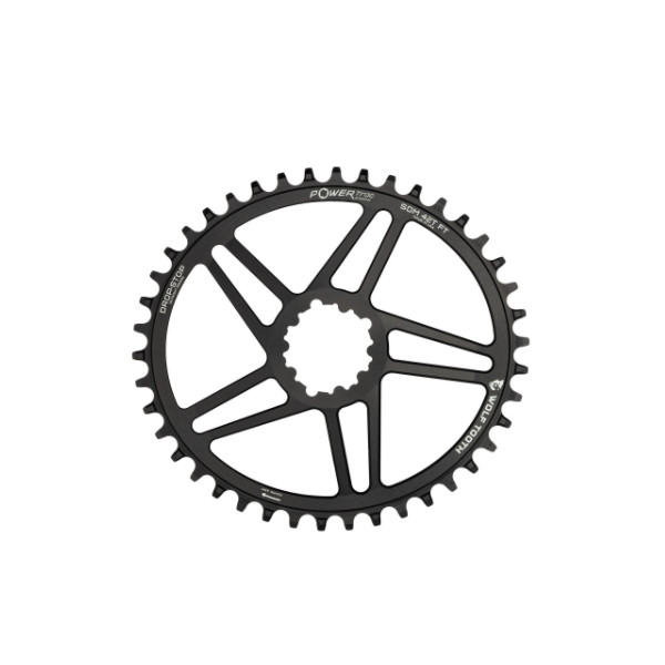 ウルフトゥース Elliptical Direct Mount Chainring for SRAM 38T compatible with SRAM Flattop WOLF TOOTH