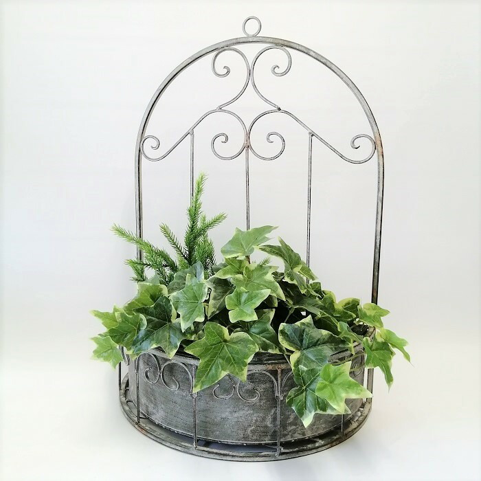 楽天市場】ガーデニング雑貨 ワイヤーバスケット アイアンバスケット