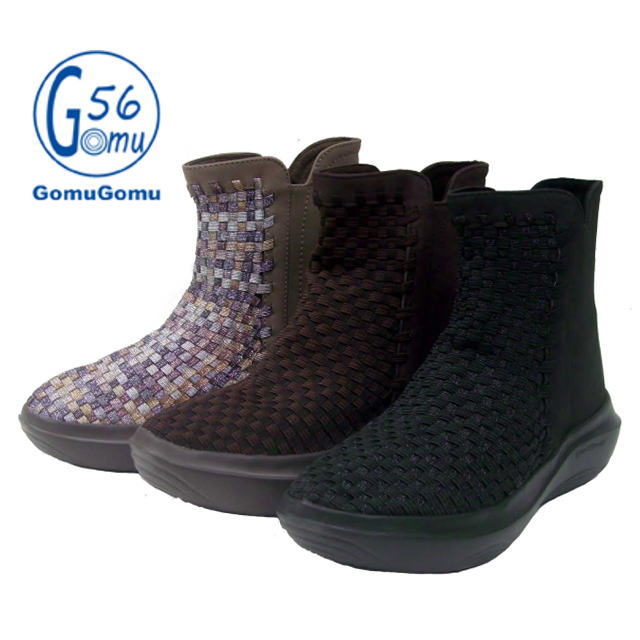 楽天市場】ゴムゴム Gomu56 エア入りソール 異素材ドット柄