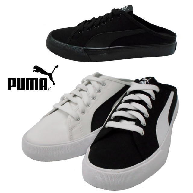 楽天市場】PUMA プーマ スニーカー BARI MULE BLACK WHITE バリ