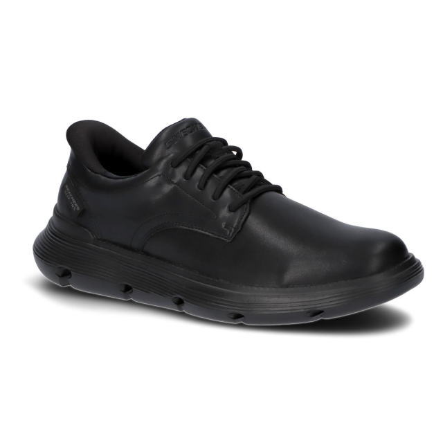 SKECHERS Hands Free Slip-ins GARZA-DURAN 205353 BBK\u003cBR\u003eスケッチャーズ  スリップインズ リラックスドフィット ガルザ -  デュラン メンズ  心地好い  スニーカー 黒いこと