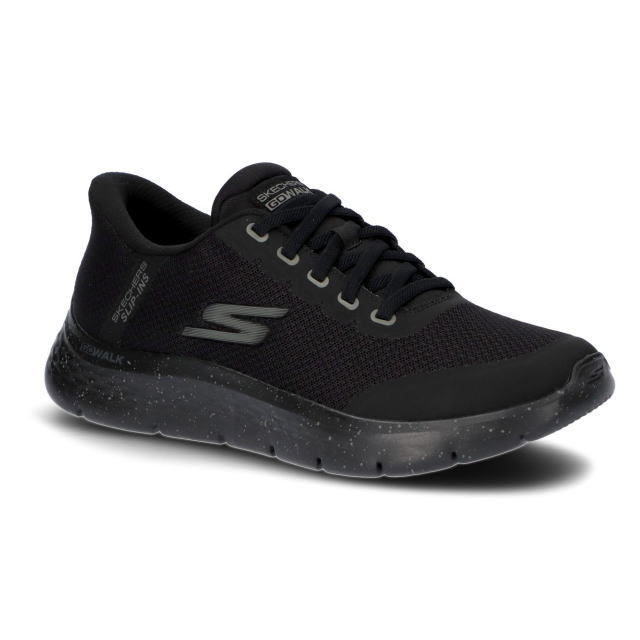 SKECHERS Hands Free Slip-ins GO WALK FLEX - Netro 216332 BBK スケッチャーズ スリップインズ ゴーウォーク フレックス - ネトロ メンズ カジュアル スニーカー ブラック