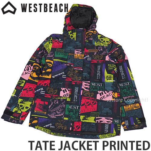 お買得 ウエストビーチ テートジャケット プリント Westbeach Tate Jacket Printed 国内正規品 レディース ウィメンズ スノーボード スノボー ウェア Snowboard Wear カラー Time Machine Print Fucoa Cl