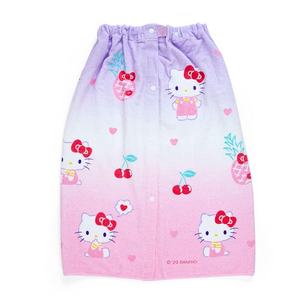 楽天市場】ハローキティ フード付きタオル 3WAY UV対策 ラップタオル