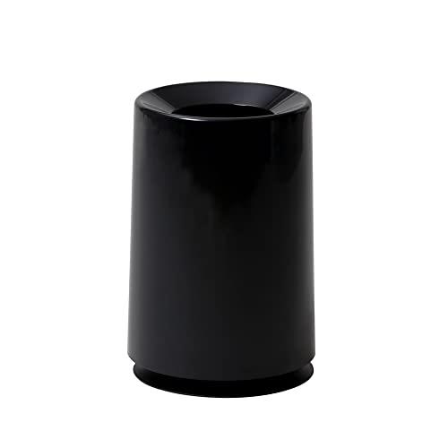 ideaco(イデアコ) ゴミ箱 丸形 6L 直径20?高さ30cm TUBELOR black (チューブラー ブラック)