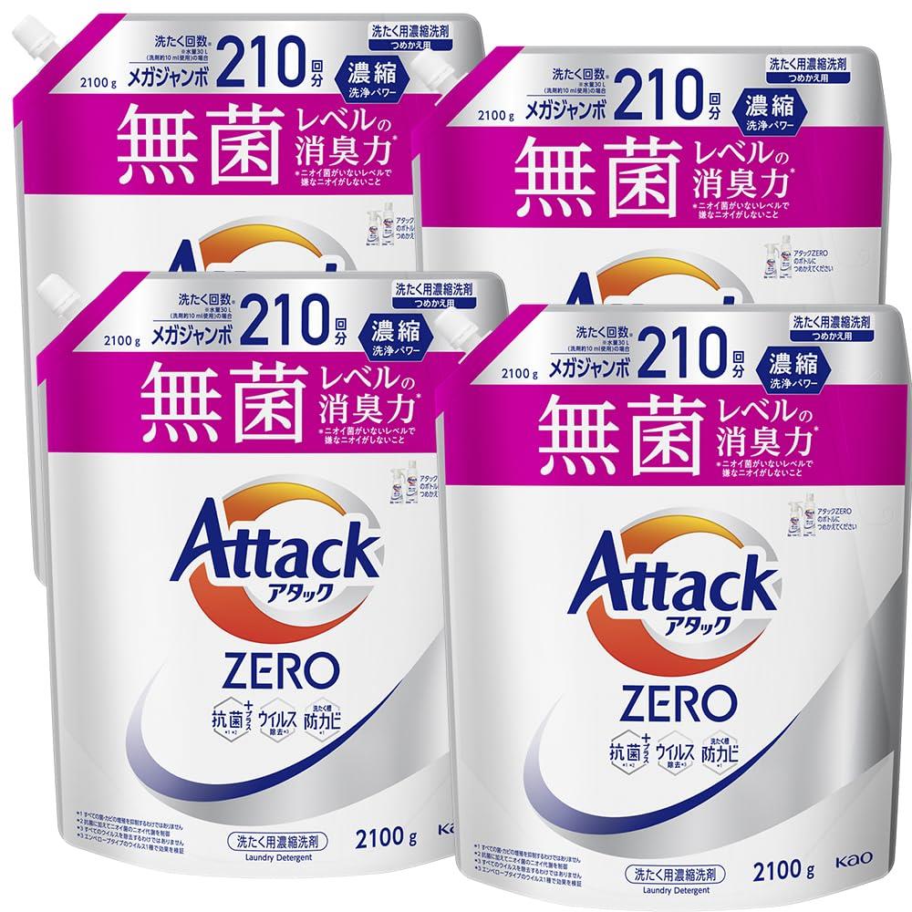 【入れもの売りわたす】殴り込みZERO 殴り込み流動物史上 目覚ましいの真っすぐ力。不毛気泡管水準器の消臭力 詰め替え 2100ｇ×4個