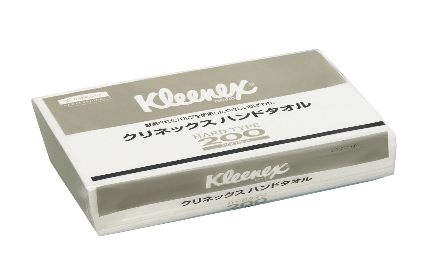 【ケース販売】 クレシア クリネックス ハンドタオル ハードタイプ 中判サイズ (手拭きや調理などの衛生場面で活躍する、蛍光染料不使用の100%バージンパルプ) 200枚/パック &times;30パック入 36222｜S4Gオンラインショップ