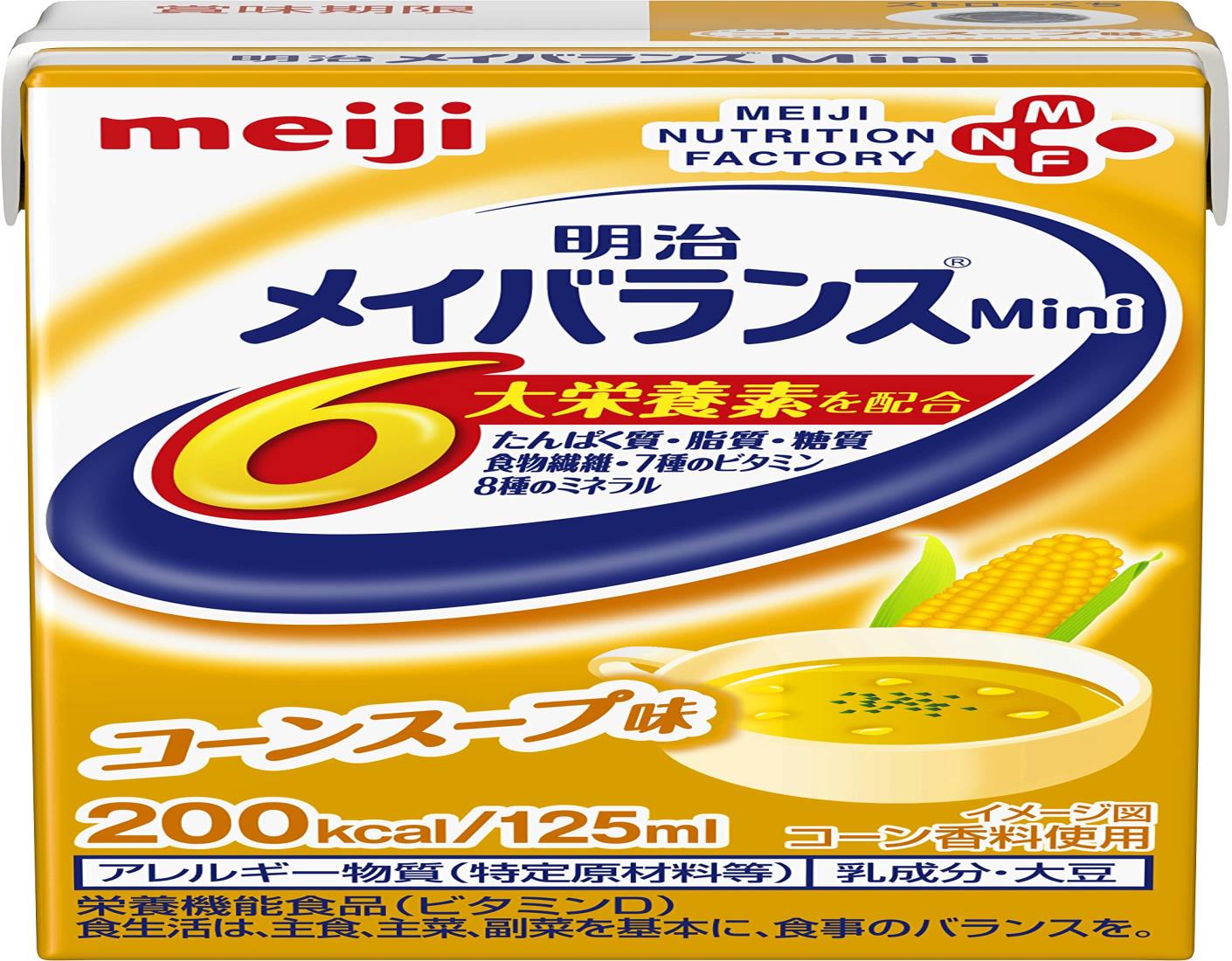 メイバランスミニ コーンスープ味 125ml×24本【ケース】 明治