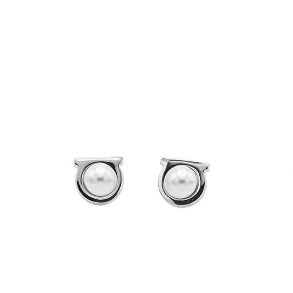 ★ Ferragamo ★ GANCIO PEARLS ピアス Gancini pearls earrings - Women | Ferragamo