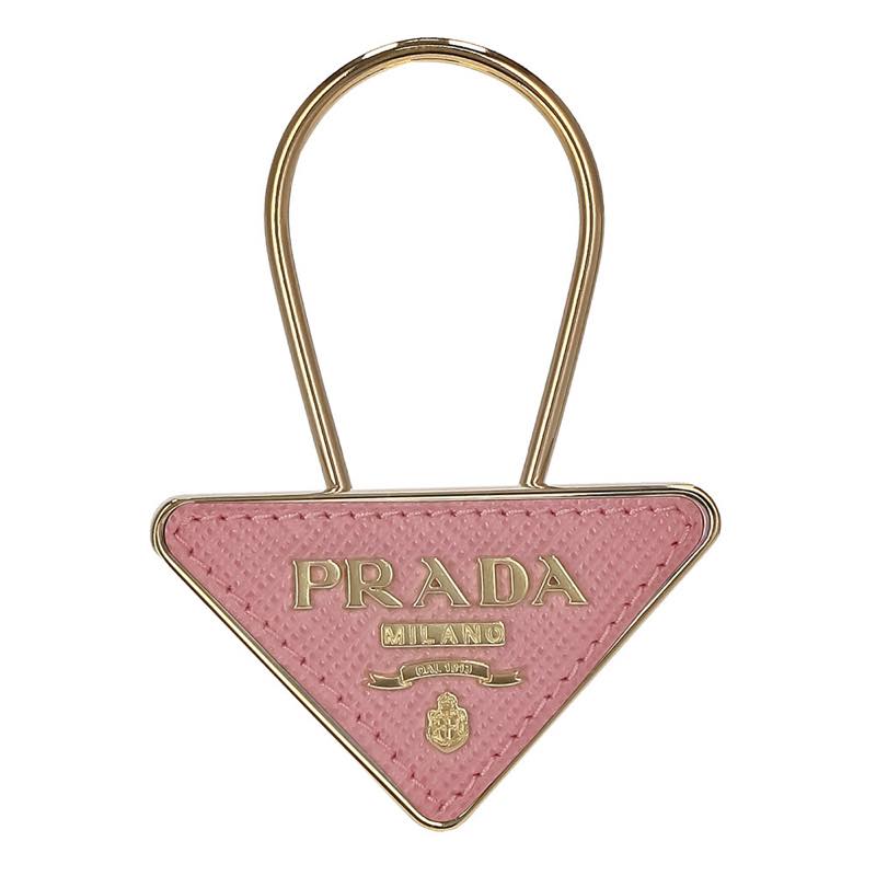楽天市場】プラダ PRADA チャーム ピンク ゴールド ナッパレザー