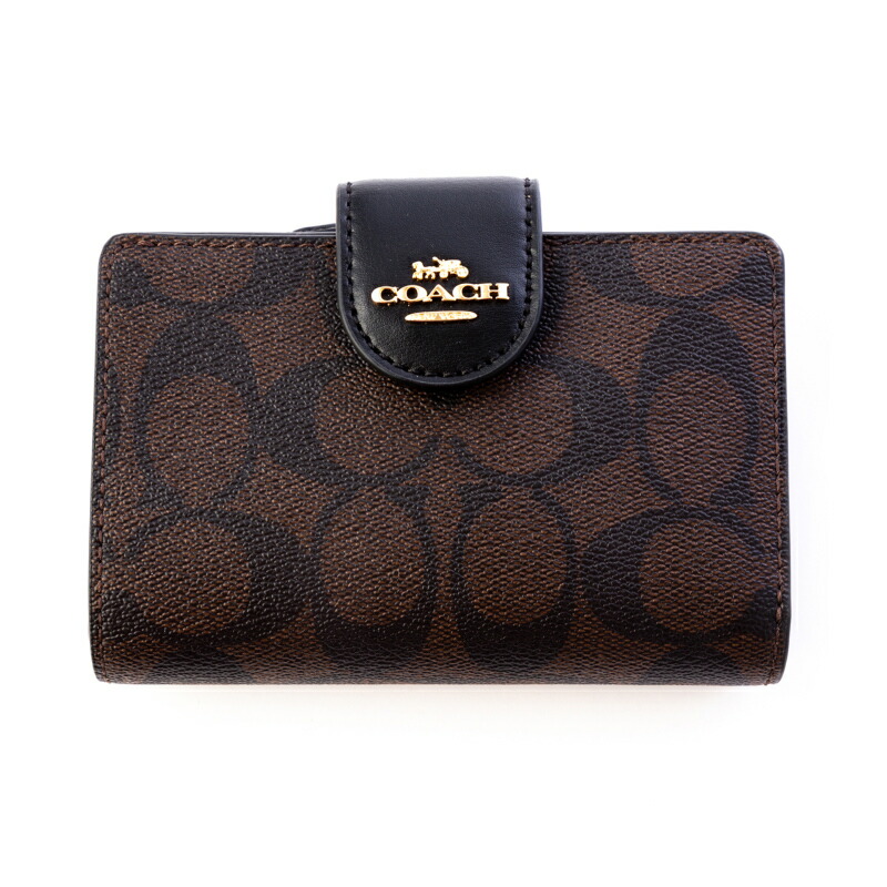 COACH 2つ折小銭付き財布 6390 IMBLK BK COACH 二つ折り財布 6390 IMBLK ブラック : VARIANTE - 通販