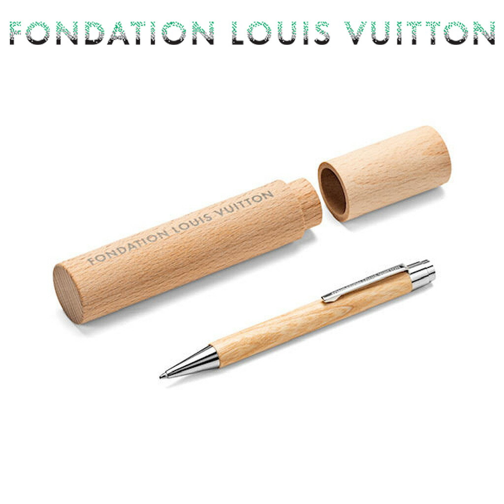 フォンダシオン ルイ・ヴィトン FONDATION LOUIS VUITTON / FLV総合博物館 制限事項 ボールペン #Wooden Pen 母の日  30代 40代 50代 60代 差し上げ物 差し上げ物