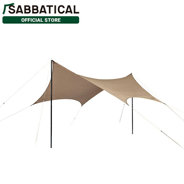 サバティカル SABBATICAL ルピネ M ヘキサタープ サイズW475cm×D420cm 遮光PU加工 耐水圧3,000mm | A＆F エイアンドエフ