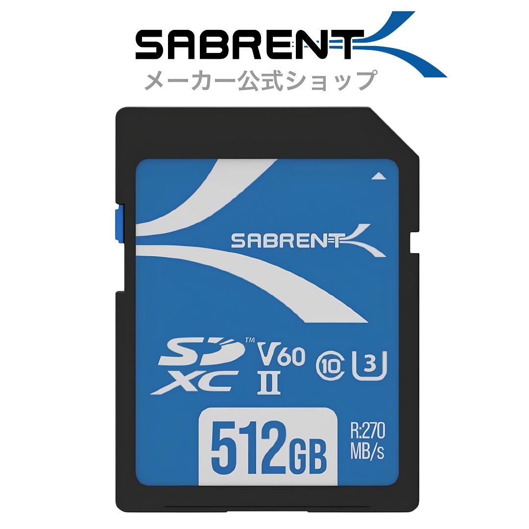 楽天市場】SABRENT SDカード 1TB、SDカード V60、メモリーカード、UHS