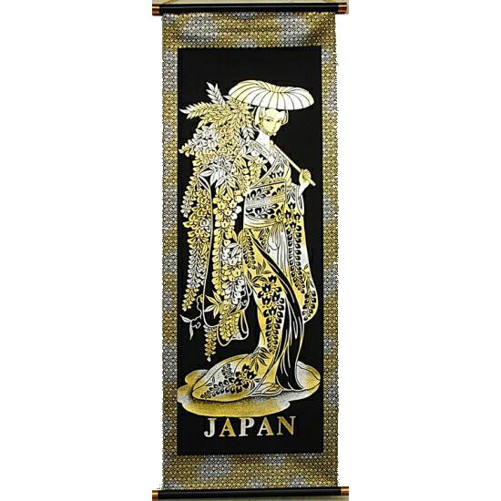 楽天市場】【日本のお土産】 金箔掛け軸 中サイズ(高さ約84cm) 地図
