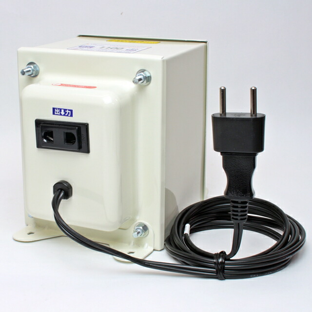 海外長期滞在 トランス式 変圧器 トランスフォーマ SK-1100-E 日章工業 sk1100ex.jpg
