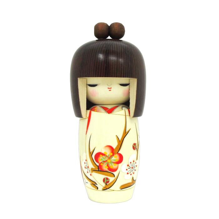 楽天市場】卯三郎こけし 趣味の翠月こけし みな月 内閣総理大臣賞受賞