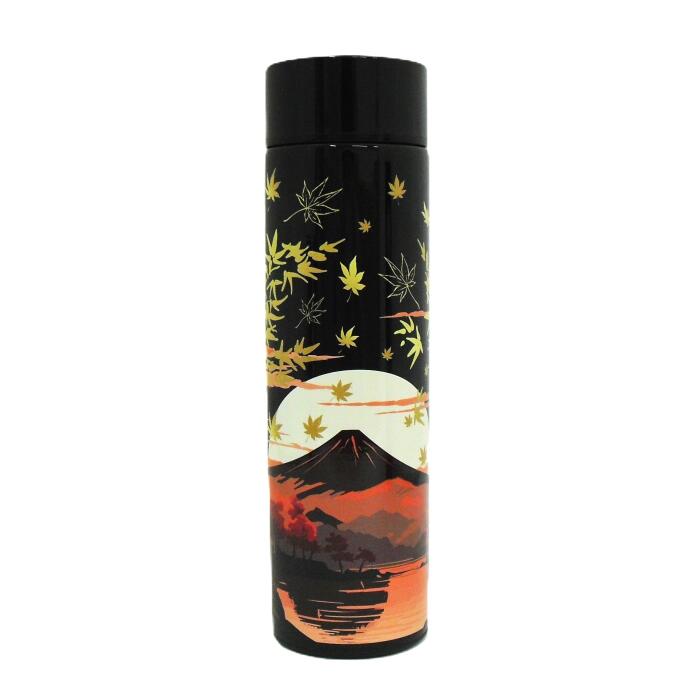緑音 山中塗りステンレスボトル 450ml 紅葉 UW02｜海外電気CLUB