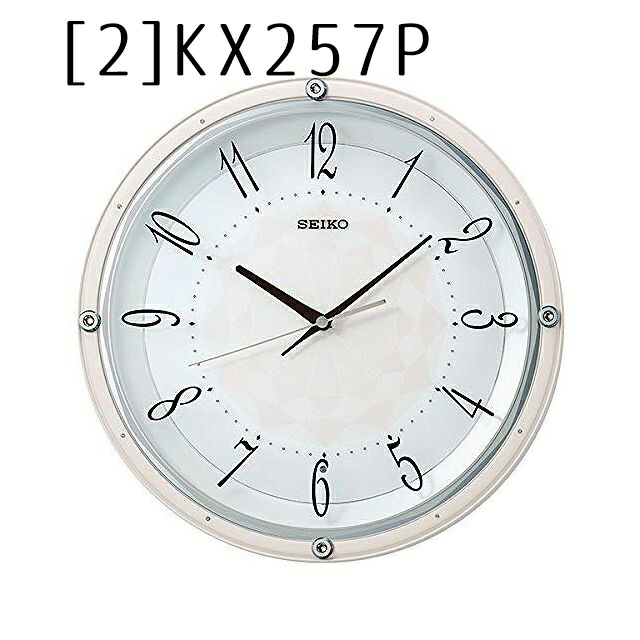 楽天市場 最大ポイント43 5倍 00円offクーポン11日 水 01 59迄 Seiko Clock セイコー クロック 電波掛時計 Kx257l Kx257p 銀座 紗古夢堂 Sacomdo