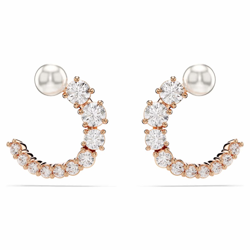 【5%OFFクーポン4月21日(火)9:59迄】スワロフスキー Swarovski ピアス Matrix フープピアス 5692264