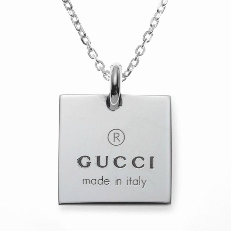 【最大2000円OFFクーポン10日(金)01:59迄】グッチ GUCCI ネックレス 223869-J8400-8106 メンズ シルバー