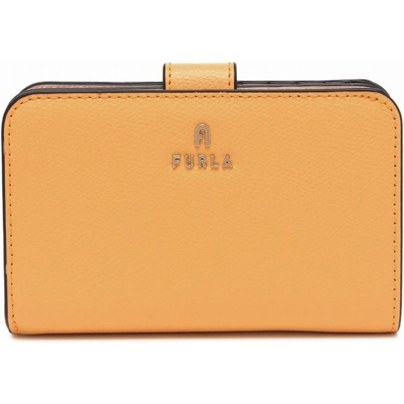 【最大2000円OFFクーポン10日(金)01:59迄】フルラ FURLA 二つ折り財布 カメリア イエロー ベージュ WP00314 ARE000 3592S CREMA BALLERINA i int レディース