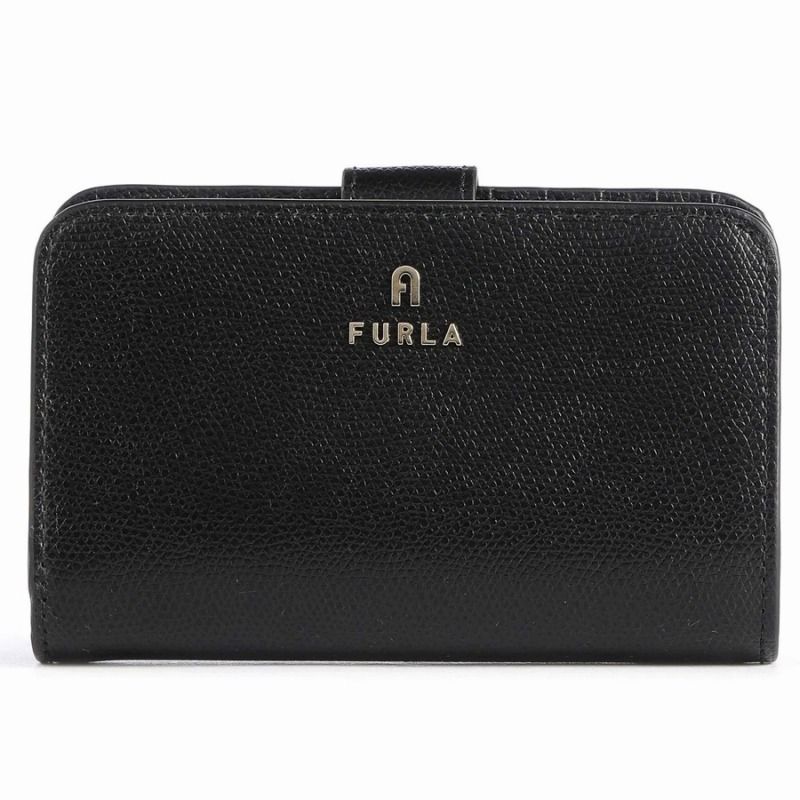 フルラ FURLA 二つ折り財布 カメリア Mサイズ ブラック WP00314 ARE000 O6000 CAMELIA M COMPACT WALLET NERO レディース