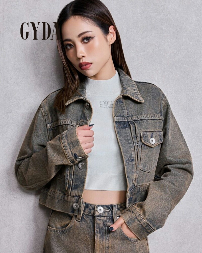 GYDA ジェイダ STUPID RICH bijouデニムショートGジャン 072610209401